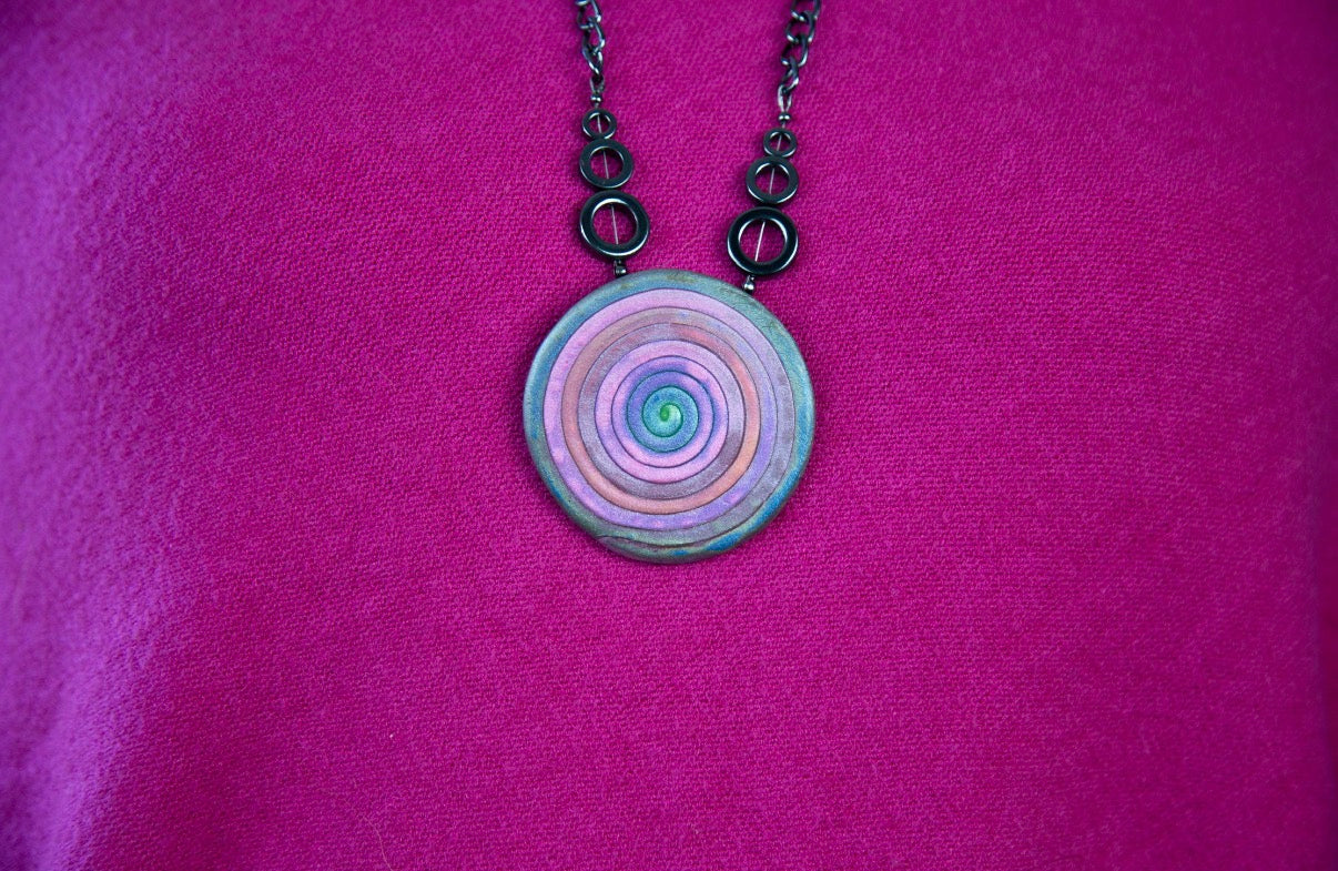 Stillwater Spiral - Necklace