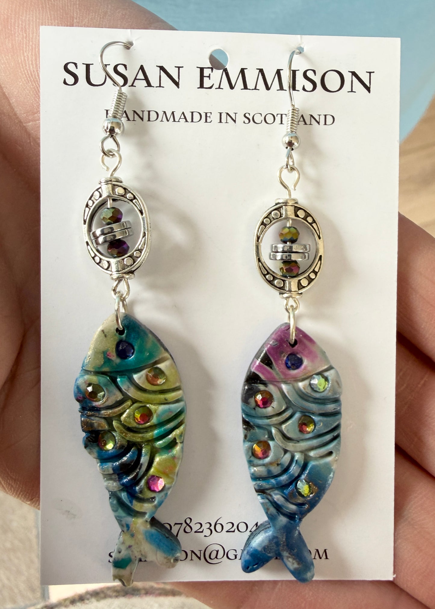 CC04 – Rainbow Shoal Earrings