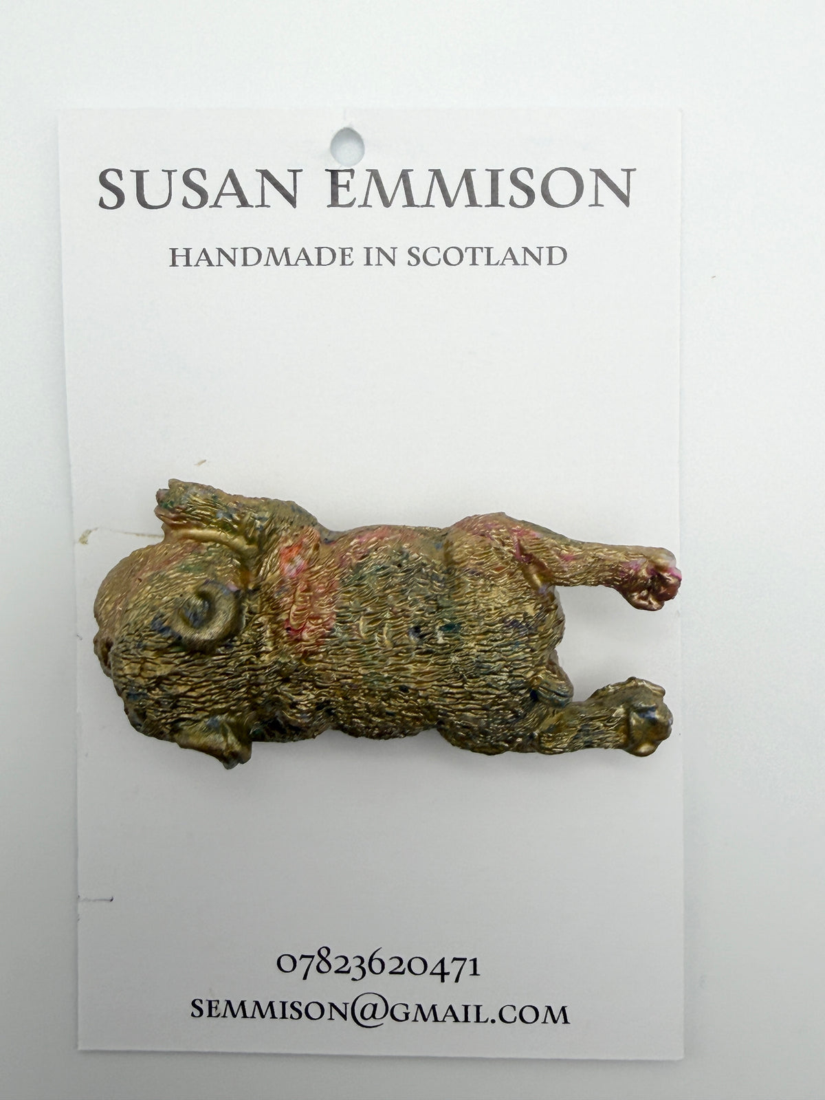 English Bulldog Brooch
