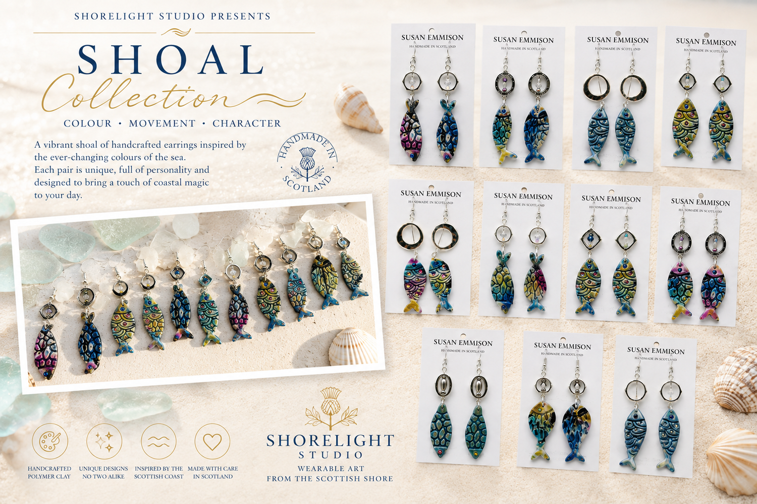 The Shoal Earring Collection