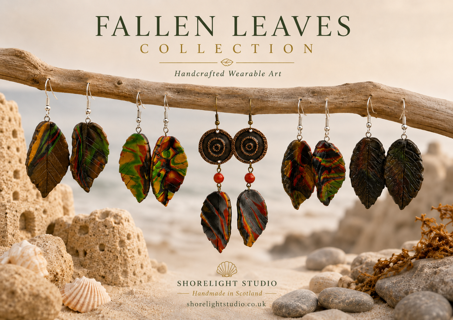 The Fallen Leaves Earring Collection