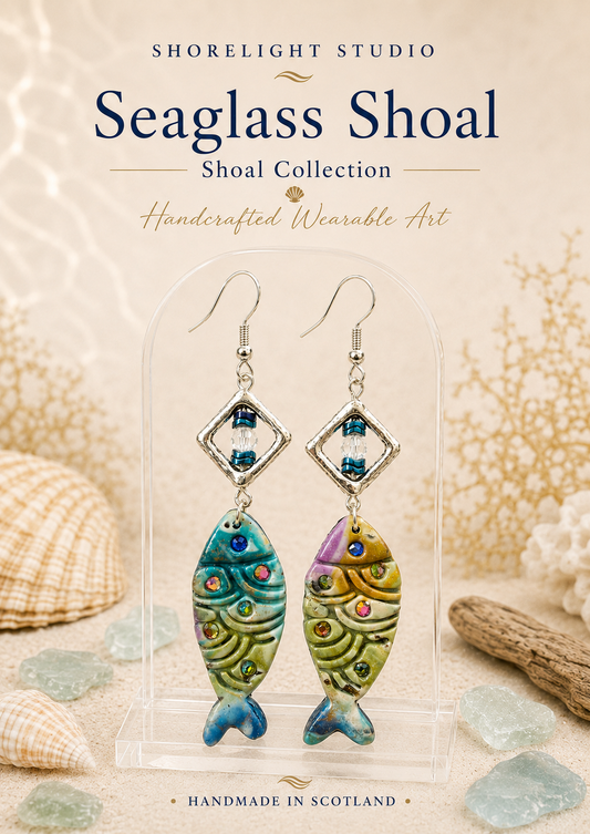 SS003-Seaglass Shoal Earrings