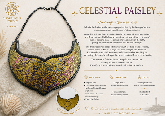 Celestial Paisley Gorget