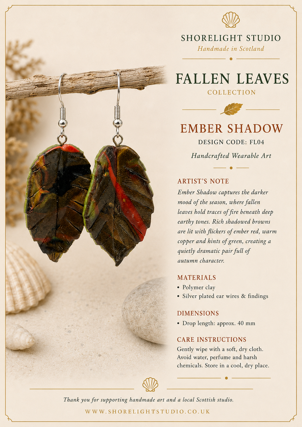 Ember Shadow Earrings