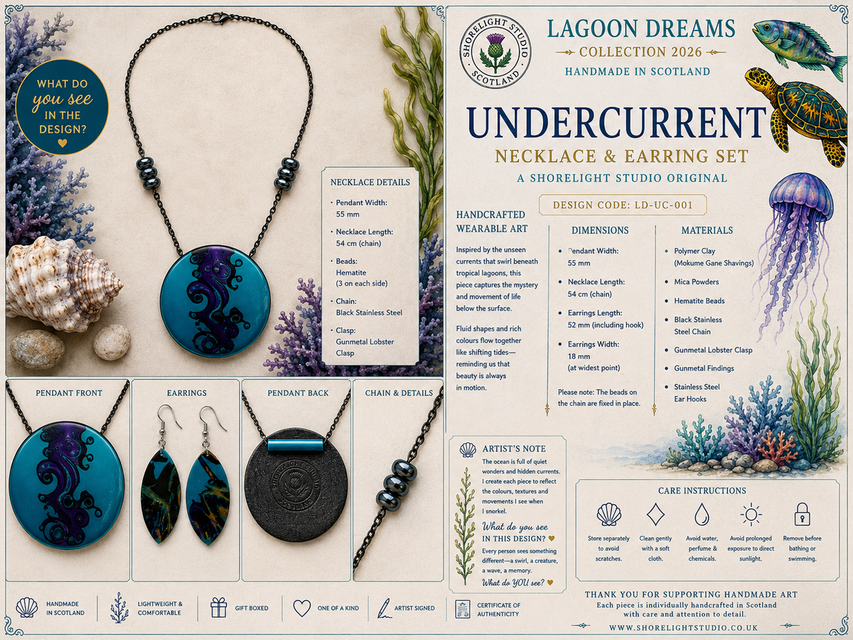 Undercurrent- Necklace and Earring Set