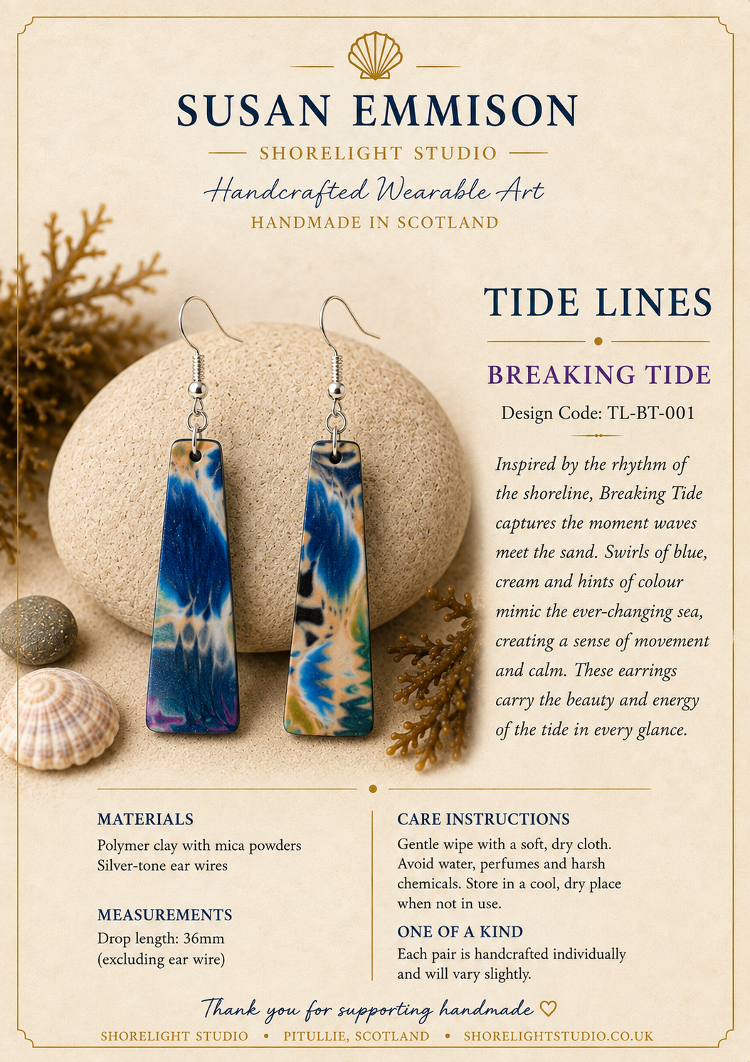 Breaking Tide Earrings