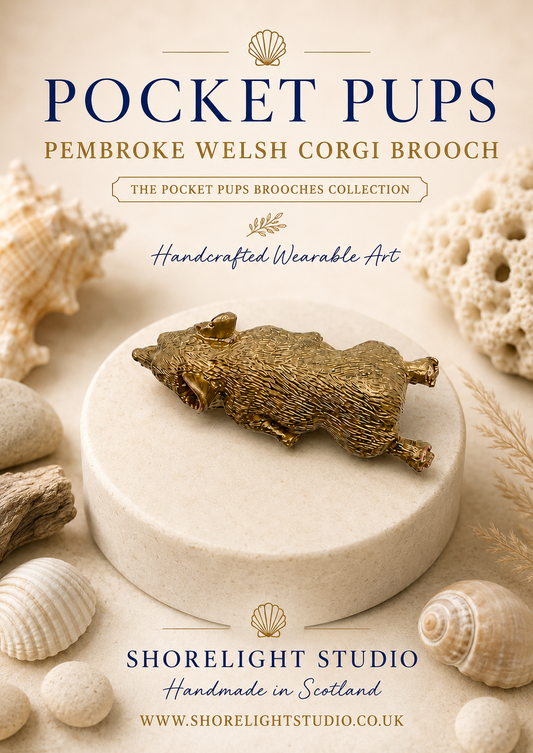 Pembroke Welsh Corgi Brooch