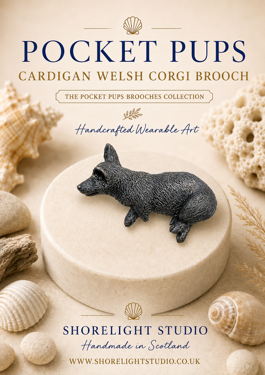 Cardigan Welsh Corgi Brooch