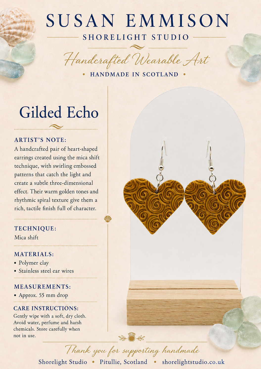 Gilded Echo Earrings