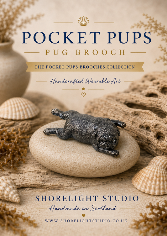 Pug Brooch