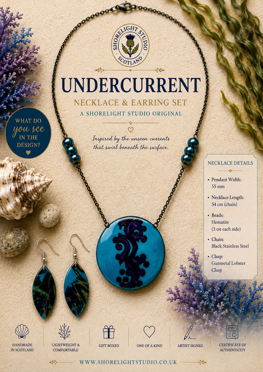 Undercurrent- Necklace and Earring Set