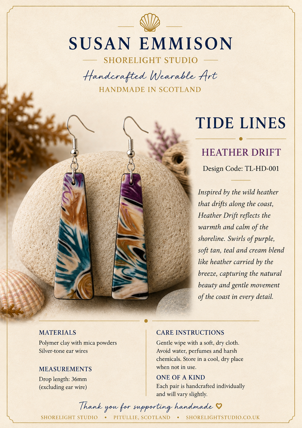 Heather Drift Earrings