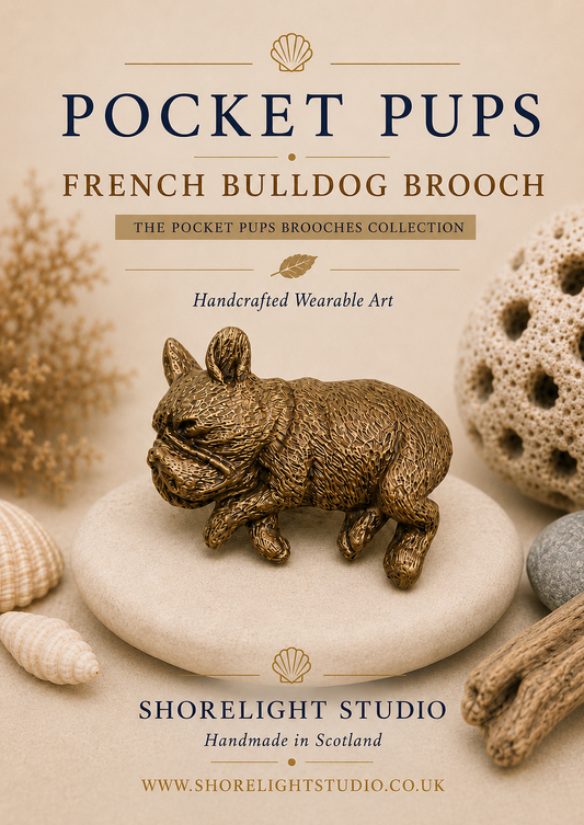 French Bulldog Brooch