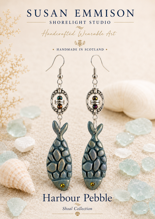 HP004 – Harbour Pebble Earrings