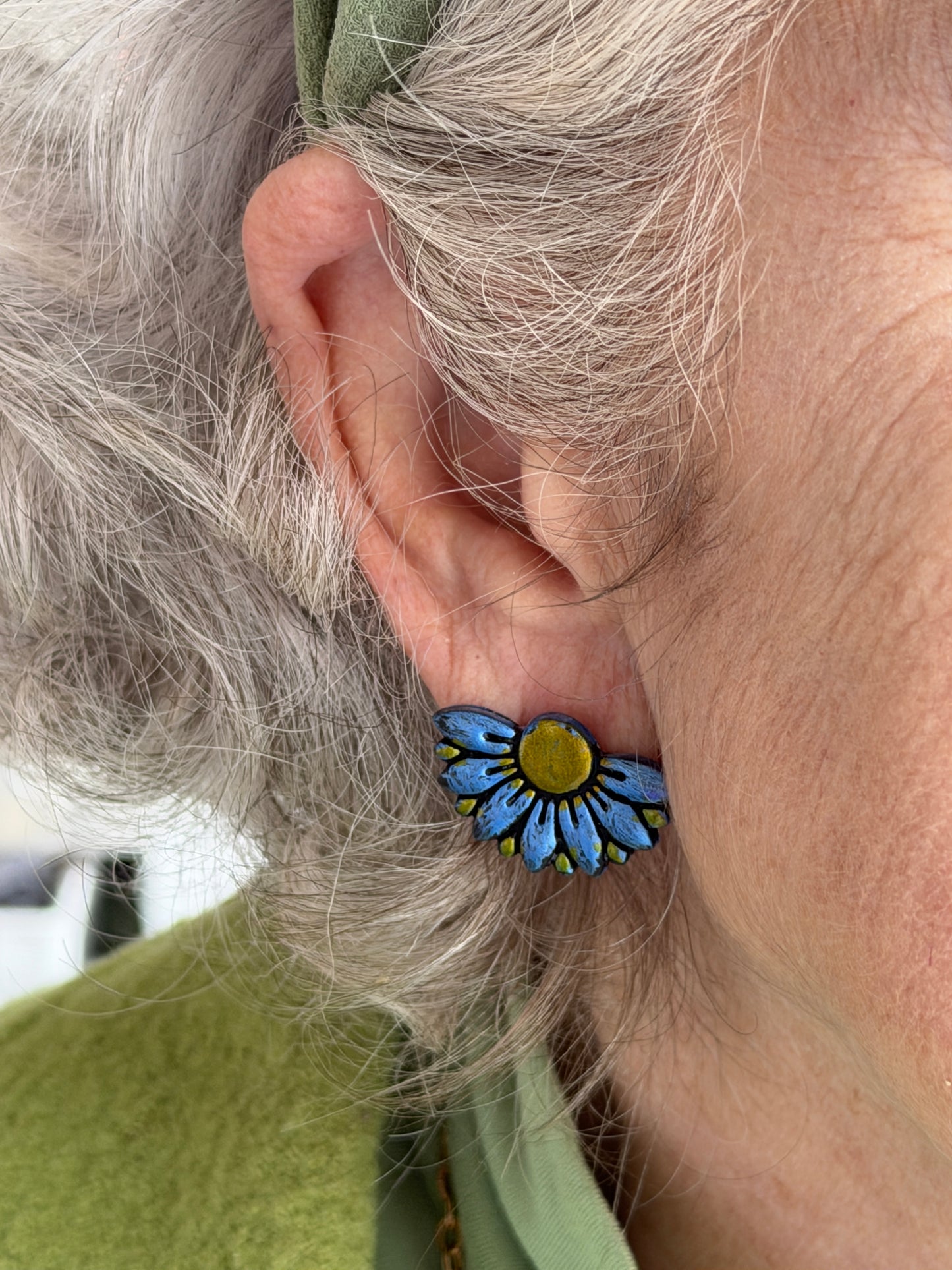 Cornflower Bloom Earrings