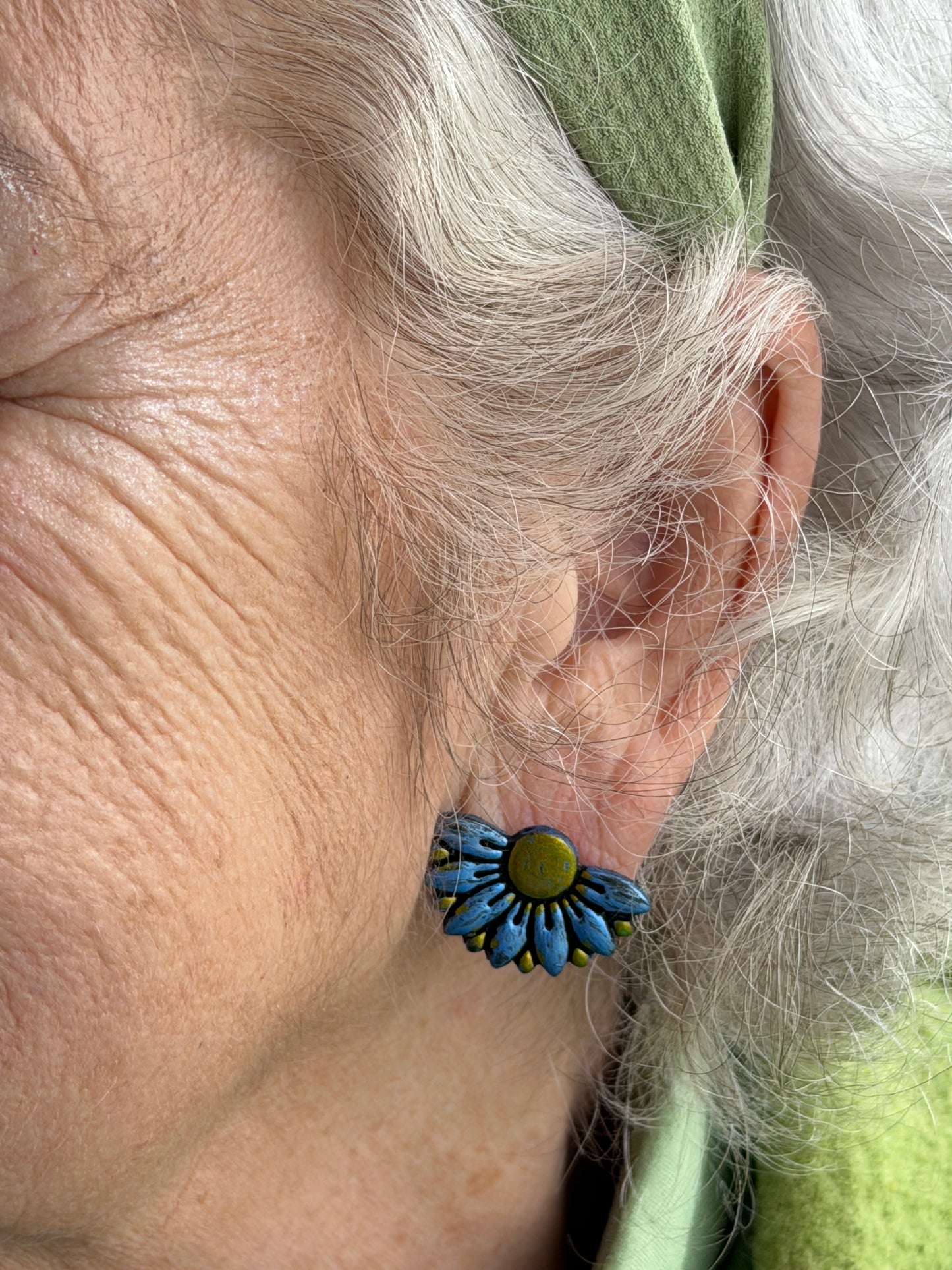 Cornflower Bloom Earrings