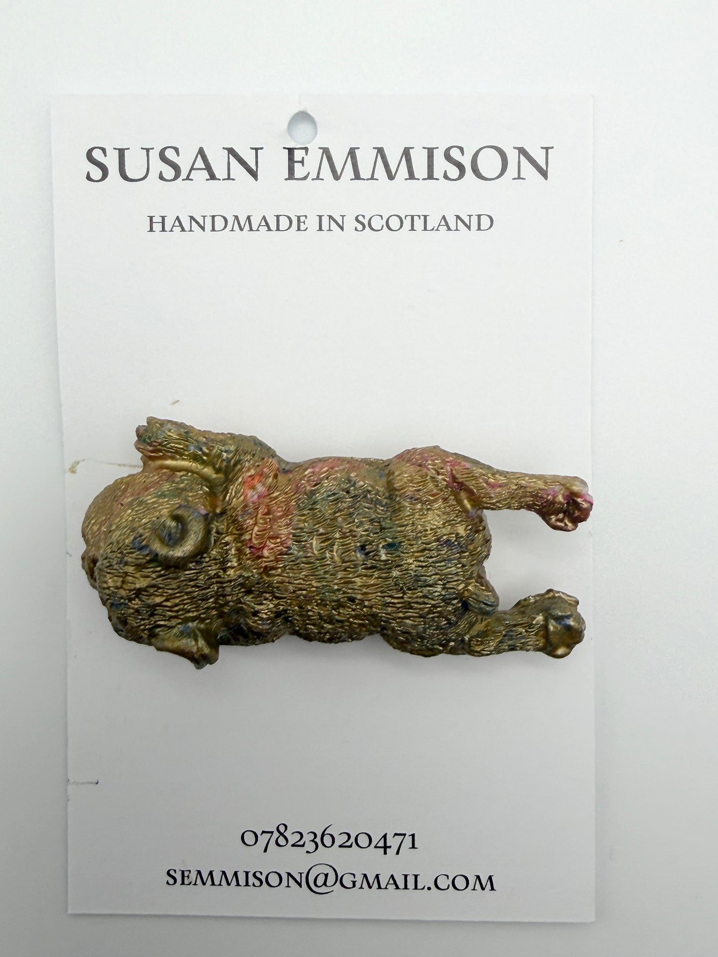 English Bulldog Brooch